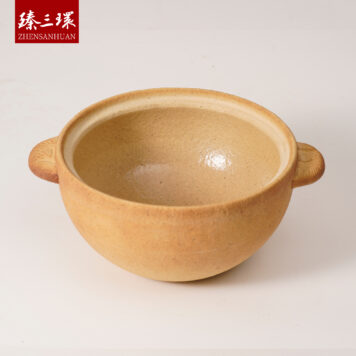 ZhenSanHuan Handmade Earthenware Clay Pot Casserole – 1.8L for 2–4 people