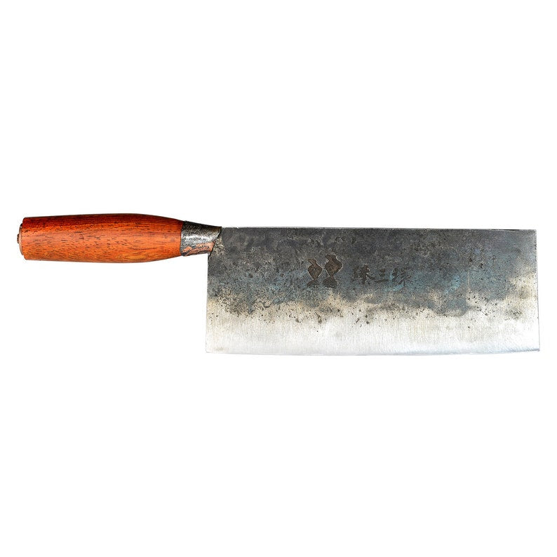 ZhenSanHuan Hand Hammered Forged Kitchen Knife Cleaver - For Deli, cheese and Flour-made Food